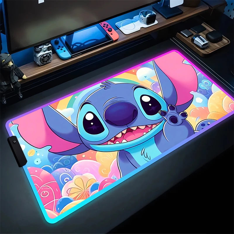 Stitch Luminous Mouse Pad