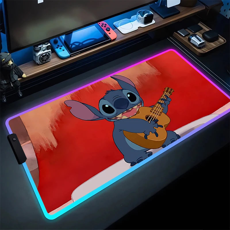 Stitch Luminous Mouse Pad