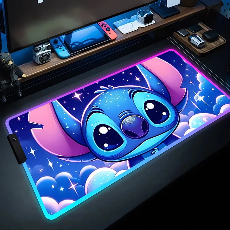 Stitch Luminous Mouse Pad