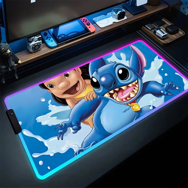 Stitch Luminous Mouse Pad
