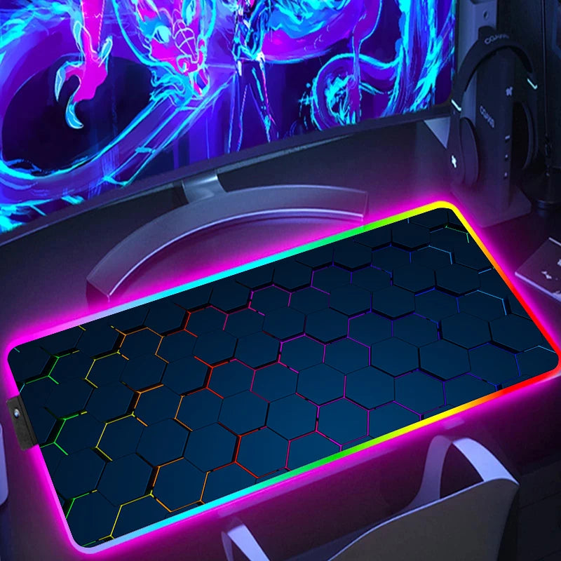 Hexagon Gaming Mouse Pad