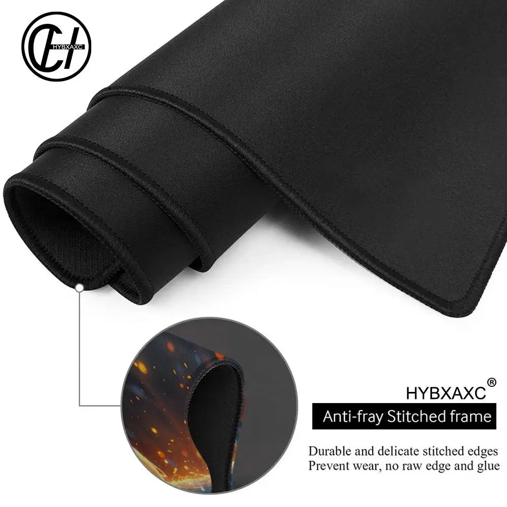 Little Kawaii Penguin Desk Mat, Magical Winter Wonderland Snow Land, Large Keyboard XL Mouse Pad, Cute Animals, Office Gift