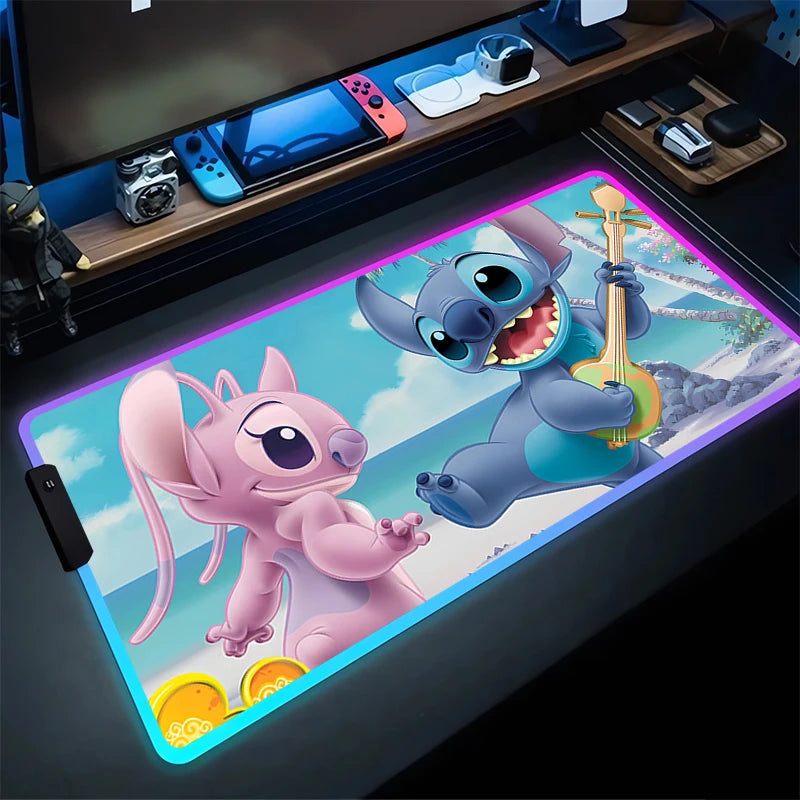 Stitch Luminous Mouse Pad