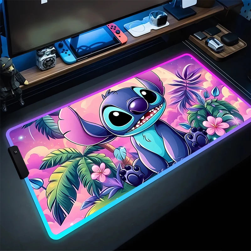 Stitch Luminous Mouse Pad