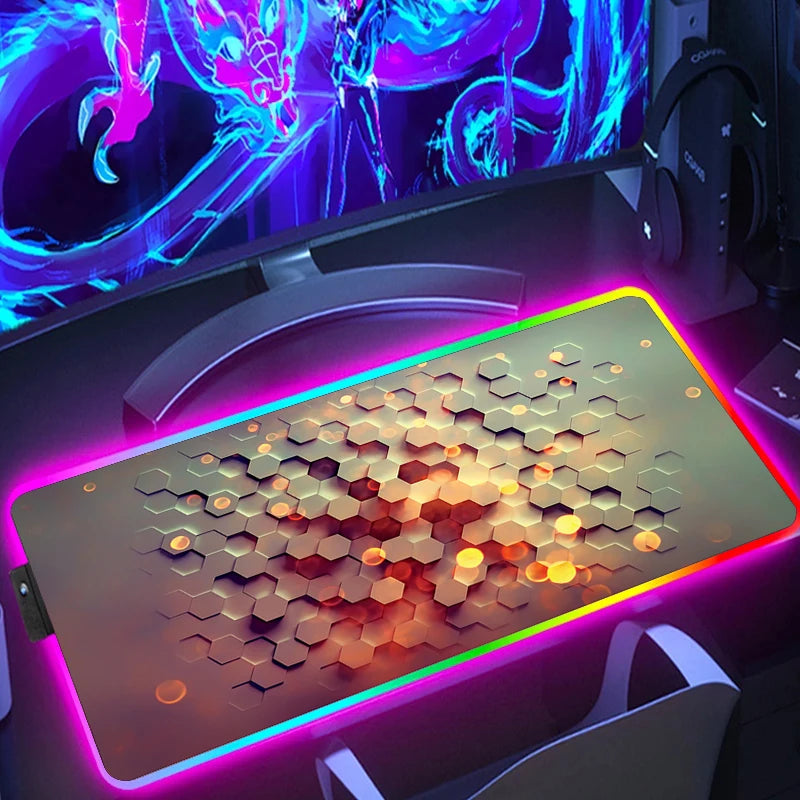 Hexagon Gaming Mouse Pad