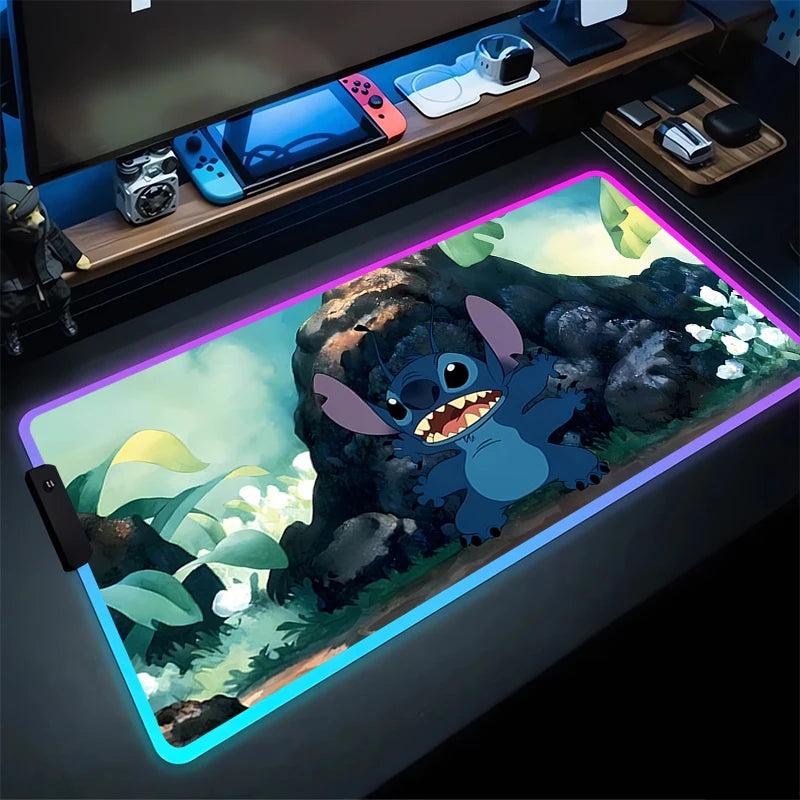 Stitch Luminous Mouse Pad