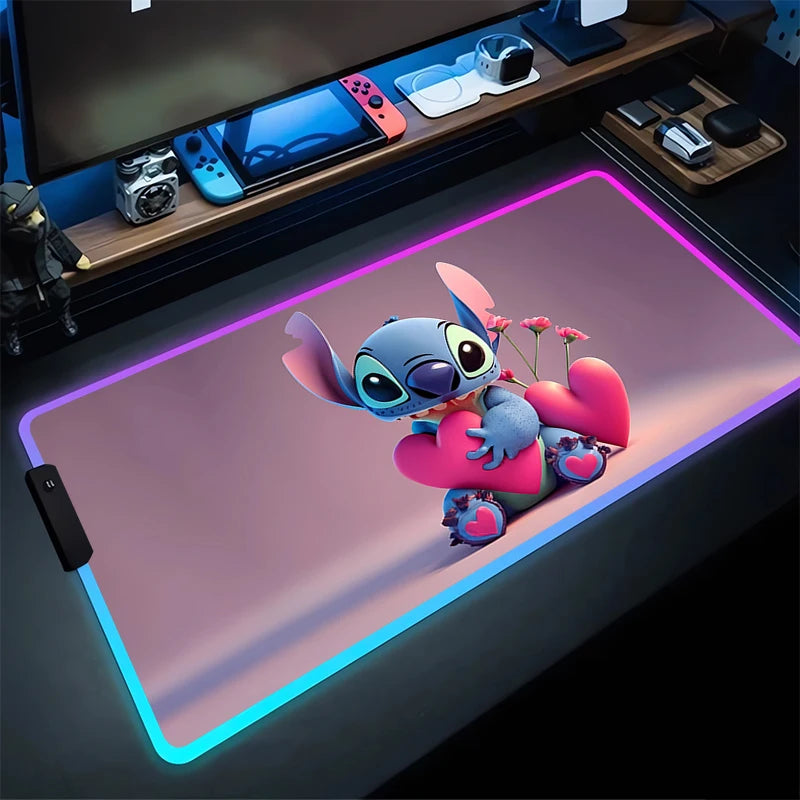 Stitch Luminous Mouse Pad