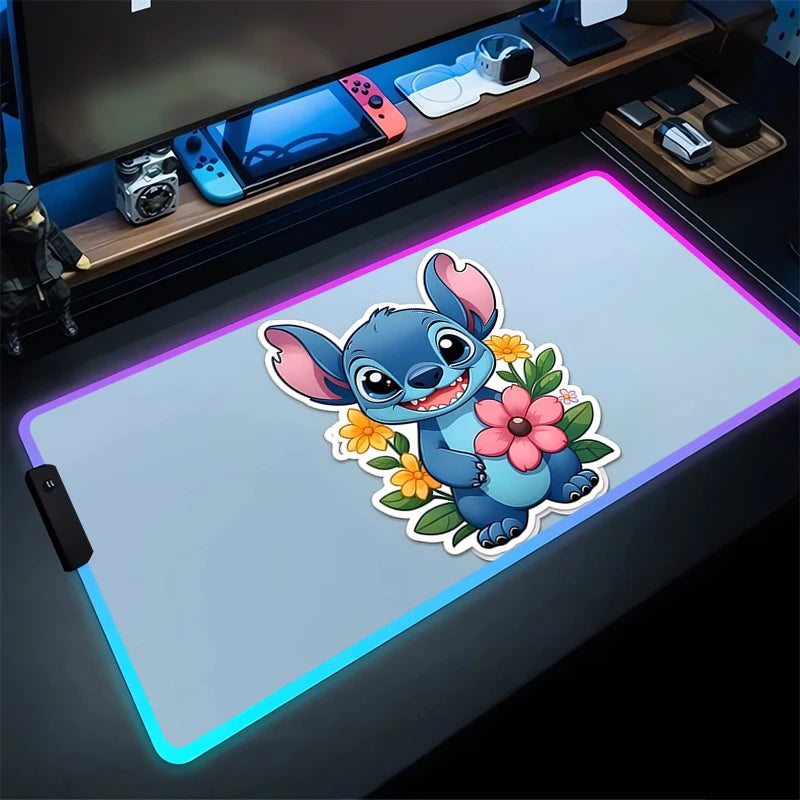 Stitch Luminous Mouse Pad