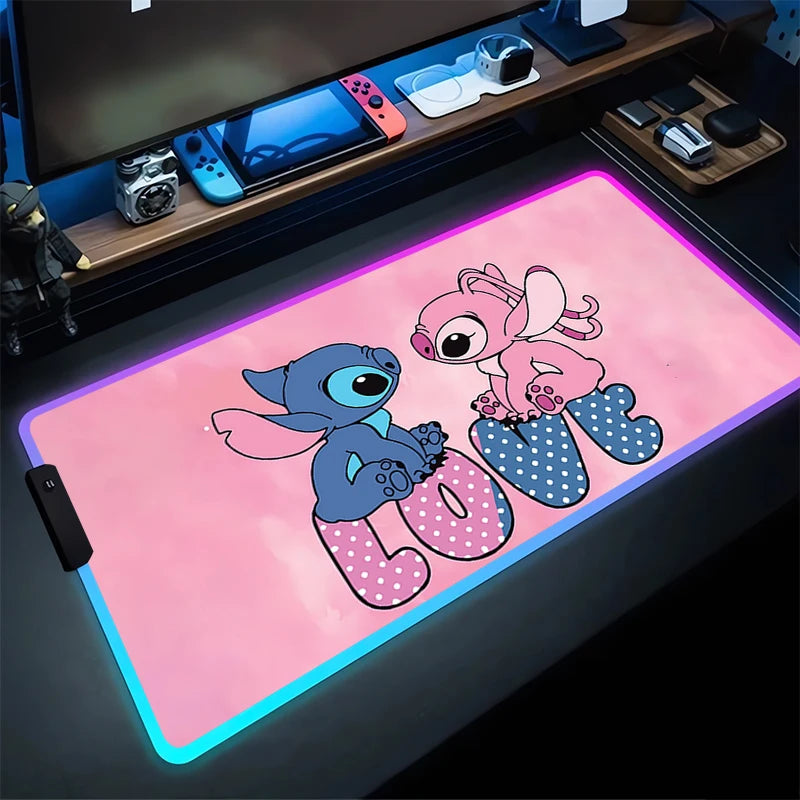 Stitch Luminous Mouse Pad