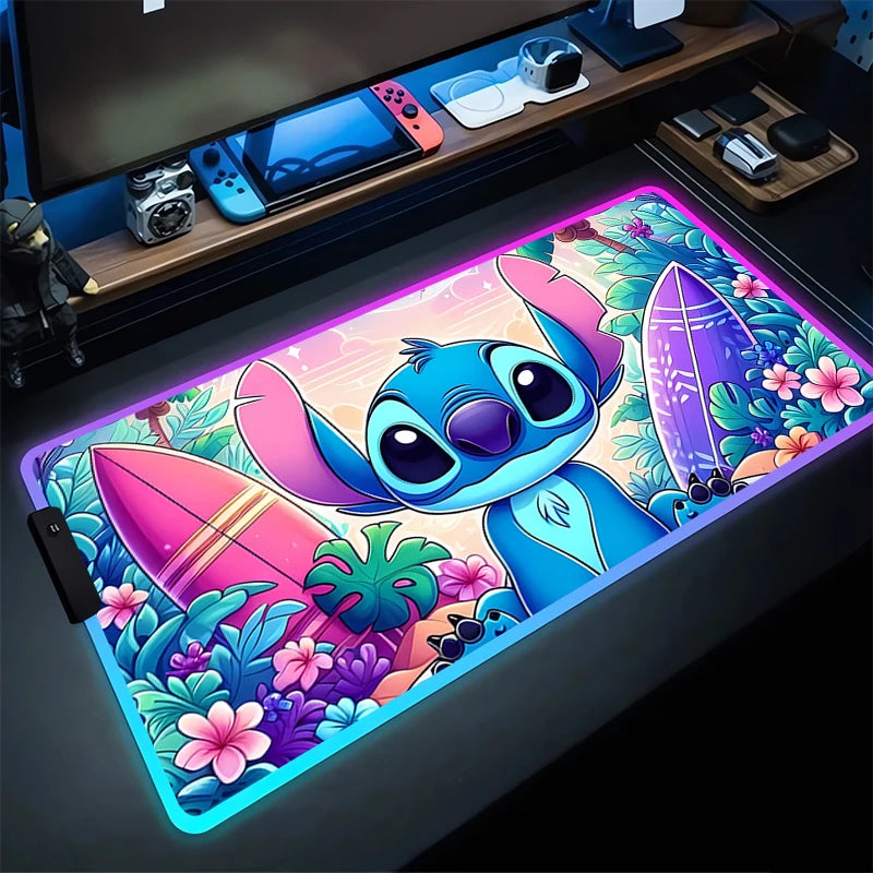 Stitch Luminous Mouse Pad