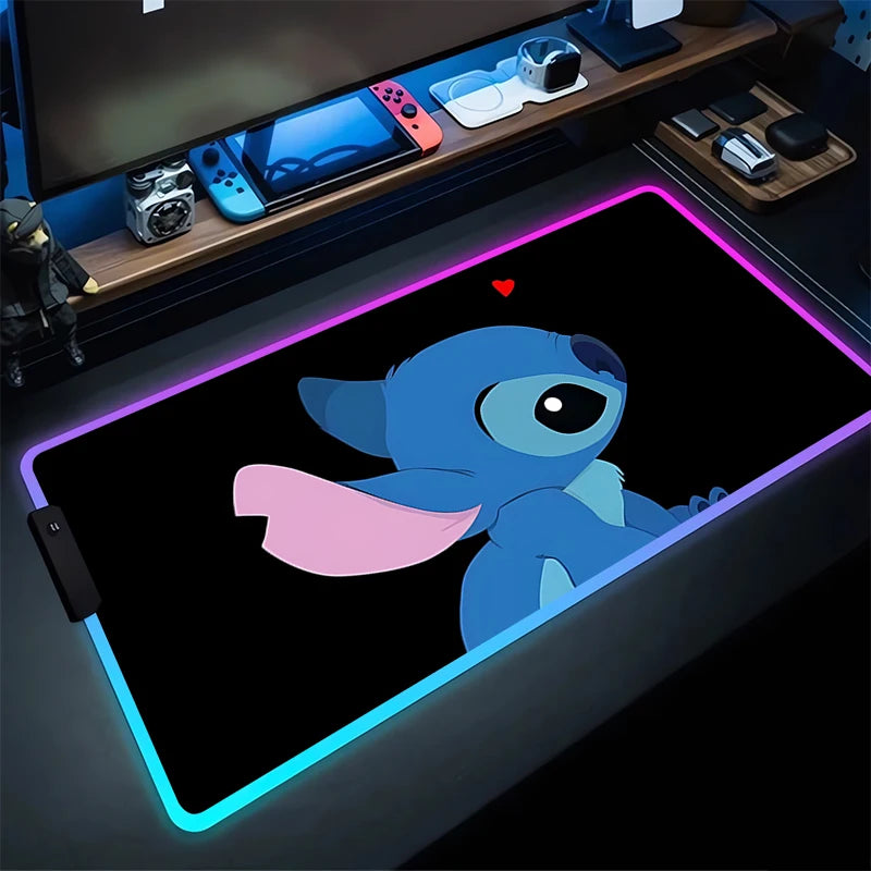 Stitch Luminous Mouse Pad