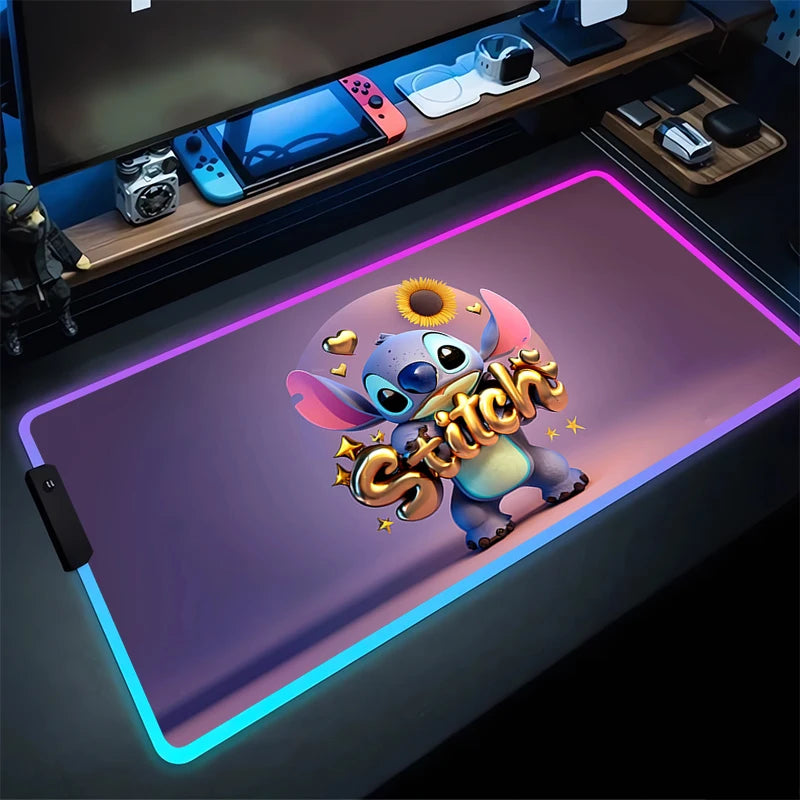 Stitch Luminous Mouse Pad
