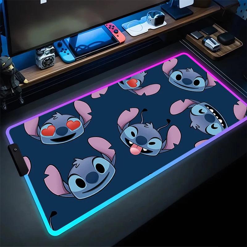Stitch Luminous Mouse Pad